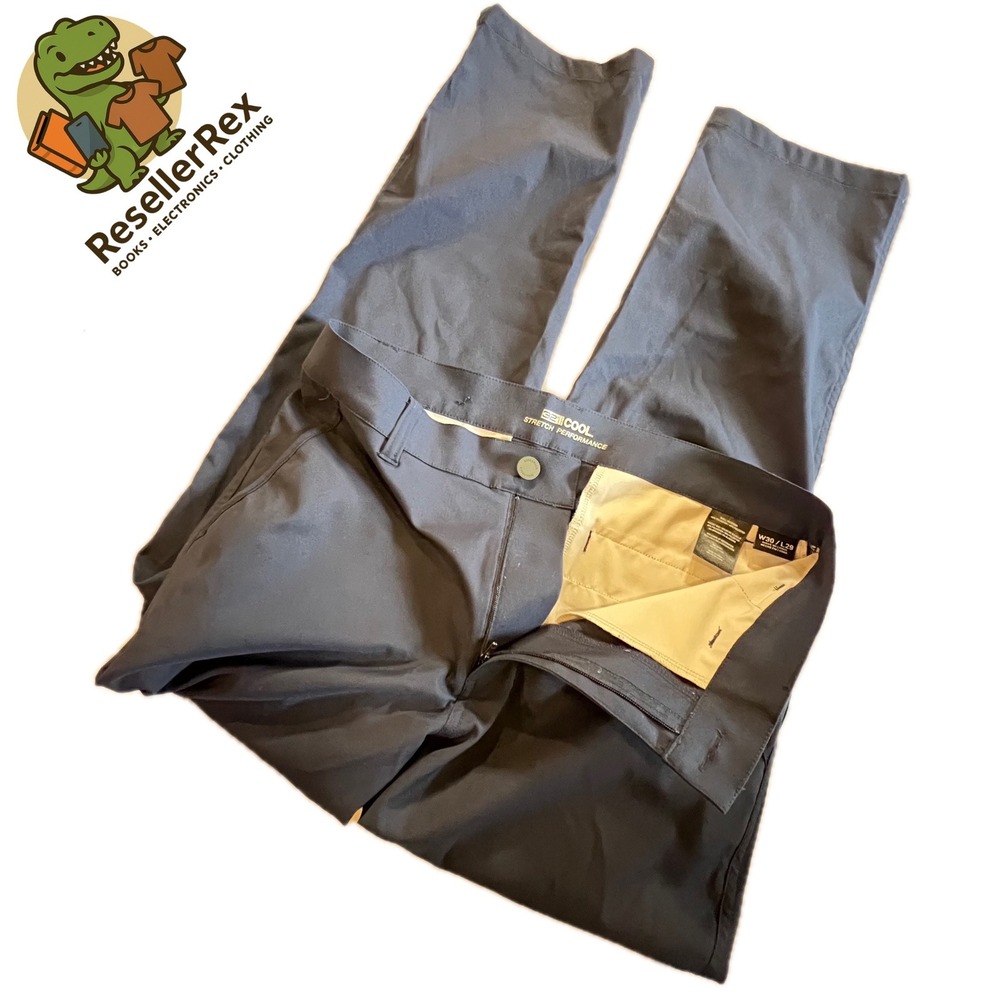 32 Degrees Cool Mens Pants Stretch Performance Navy Blue Size 30x29 Casual Golf